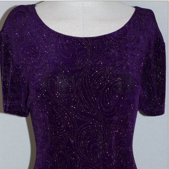 Byer Studio California Purple Shimmer Dress - Picture 3 of 12